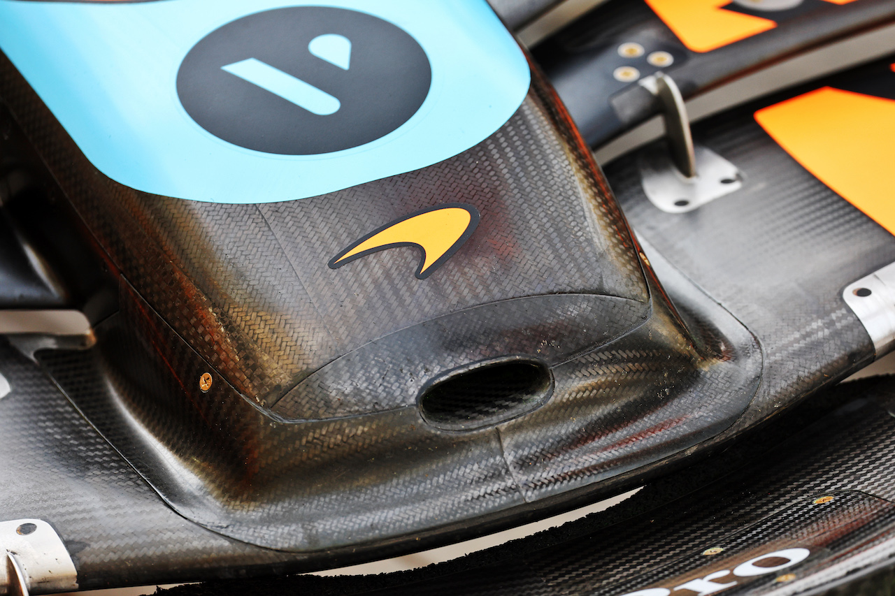 TEST BAHRAIN, McLaren MCL36 nosecone.
11.03.2022. Formula 1 Testing, Sakhir, Bahrain, Day Two.
- www.xpbimages.com, EMail: requests@xpbimages.com © Copyright: Batchelor / XPB Images