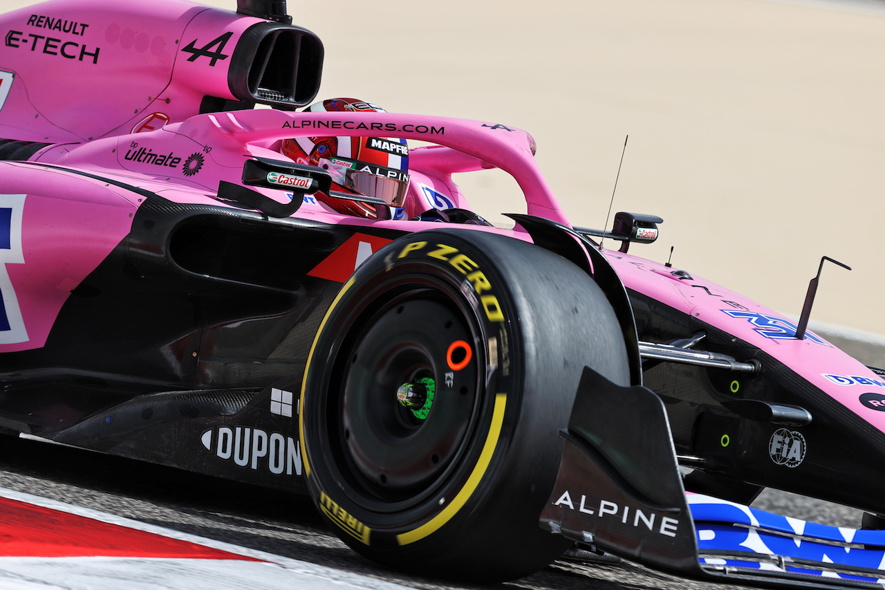 TEST BAHRAIN, Esteban Ocon (FRA) Alpine F1 Team A522.
11.03.2022. Formula 1 Testing, Sakhir, Bahrain, Day Two.
- www.xpbimages.com, EMail: requests@xpbimages.com © Copyright: Moy / XPB Images