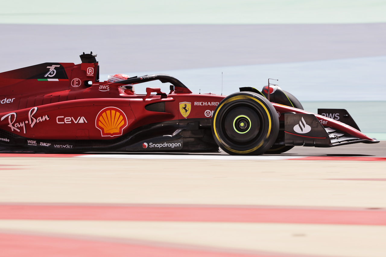TEST BAHRAIN, Charles Leclerc (MON) Ferrari F1-75.
11.03.2022. Formula 1 Testing, Sakhir, Bahrain, Day Two.
- www.xpbimages.com, EMail: requests@xpbimages.com © Copyright: Bearne / XPB Images