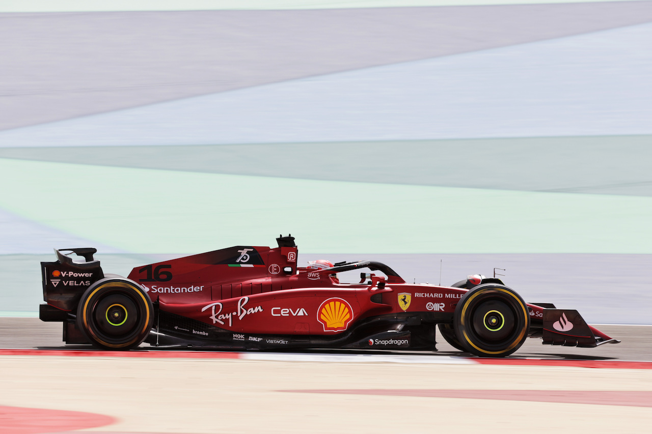 TEST BAHRAIN, Charles Leclerc (MON) Ferrari F1-75.
11.03.2022. Formula 1 Testing, Sakhir, Bahrain, Day Two.
- www.xpbimages.com, EMail: requests@xpbimages.com © Copyright: Bearne / XPB Images