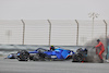 TEST BAHRAIN, Nicholas Latifi (CDN) Williams Racing FW44 stops on circuit with rear brakes on fire.
11.03.2022. Formula 1 Testing, Sakhir, Bahrain, Day Two.
- www.xpbimages.com, EMail: requests@xpbimages.com © Copyright: Moy / XPB Images