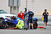 TEST BAHRAIN, Nicholas Latifi (CDN) Williams Racing FW44 stopped on the circuit with the rear brakes on fire.
11.03.2022. Formula 1 Testing, Sakhir, Bahrain, Day Two.
- www.xpbimages.com, EMail: requests@xpbimages.com © Copyright: Moy / XPB Images