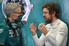TEST BAHRAIN, Sebastian Vettel (GER) Aston Martin F1 Team with Mike Krack (LUX) Aston Martin F1 Team, Team Principal.
11.03.2022. Formula 1 Testing, Sakhir, Bahrain, Day Two.
 - www.xpbimages.com, EMail: requests@xpbimages.com © Copyright: Coates / XPB Images