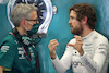 TEST BAHRAIN, Sebastian Vettel (GER) Aston Martin F1 Team with Mike Krack (LUX) Aston Martin F1 Team, Team Principal.
11.03.2022. Formula 1 Testing, Sakhir, Bahrain, Day Two.
 - www.xpbimages.com, EMail: requests@xpbimages.com © Copyright: Coates / XPB Images