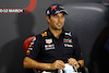 TEST BAHRAIN, Sergio Perez (MEX) Red Bull Racing in the FIA Press Conference.
11.03.2022. Formula 1 Testing, Sakhir, Bahrain, Day Two.
- www.xpbimages.com, EMail: requests@xpbimages.com © Copyright: XPB Images