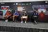 TEST BAHRAIN, The FIA Press Conference (L to R): Carlos Sainz Jr (ESP) Ferrari; Fernando Alonso (ESP) Alpine F1 Team; Sergio Perez (MEX) Red Bull Racing; Alexander Albon (THA) Williams Racing.
11.03.2022. Formula 1 Testing, Sakhir, Bahrain, Day Two.
- www.xpbimages.com, EMail: requests@xpbimages.com © Copyright: XPB Images