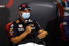 TEST BAHRAIN, Sergio Perez (MEX) Red Bull Racing in the FIA Press Conference.
11.03.2022. Formula 1 Testing, Sakhir, Bahrain, Day Two.
- www.xpbimages.com, EMail: requests@xpbimages.com © Copyright: XPB Images