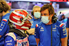 TEST BAHRAIN, (L to R): Esteban Ocon (FRA) Alpine F1 Team with team mate Fernando Alonso (ESP) Alpine F1 Team.
11.03.2022. Formula 1 Testing, Sakhir, Bahrain, Day Two.
- www.xpbimages.com, EMail: requests@xpbimages.com © Copyright: Moy / XPB Images