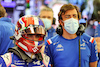 TEST BAHRAIN, (L to R): Esteban Ocon (FRA) Alpine F1 Team with team mate Fernando Alonso (ESP) Alpine F1 Team.
11.03.2022. Formula 1 Testing, Sakhir, Bahrain, Day Two.
- www.xpbimages.com, EMail: requests@xpbimages.com © Copyright: Moy / XPB Images