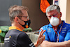 TEST BAHRAIN, Andreas Seidl, McLaren Managing Director with Otmar Szafnauer (USA) Alpine F1 Team, Team Principal.
11.03.2022. Formula 1 Testing, Sakhir, Bahrain, Day Two.
 - www.xpbimages.com, EMail: requests@xpbimages.com © Copyright: Coates / XPB Images