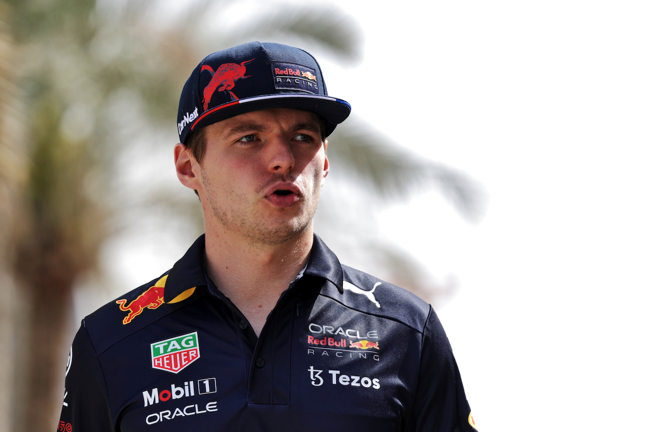 TEST BAHRAIN, Max Verstappen (NLD) Red Bull Racing.
12.03.2022. Formula 1 Testing, Sakhir, Bahrain, Day Three.
- www.xpbimages.com, EMail: requests@xpbimages.com © Copyright: Bearne / XPB Images