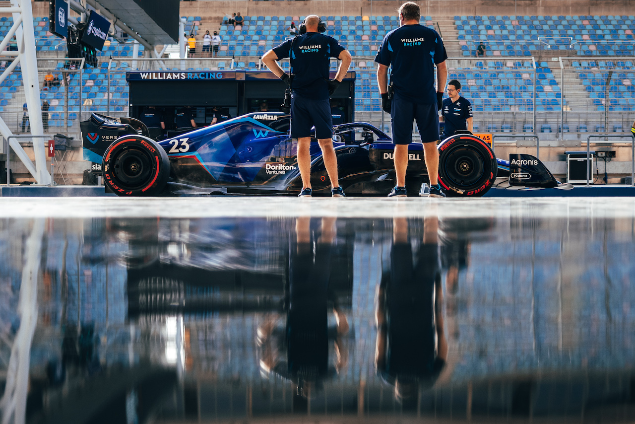 TEST BAHRAIN, Alexander Albon (THA) Williams Racing FW44.
12.03.2022. Formula 1 Testing, Sakhir, Bahrain, Day Three.
- www.xpbimages.com, EMail: requests@xpbimages.com © Copyright: Bearne / XPB Images