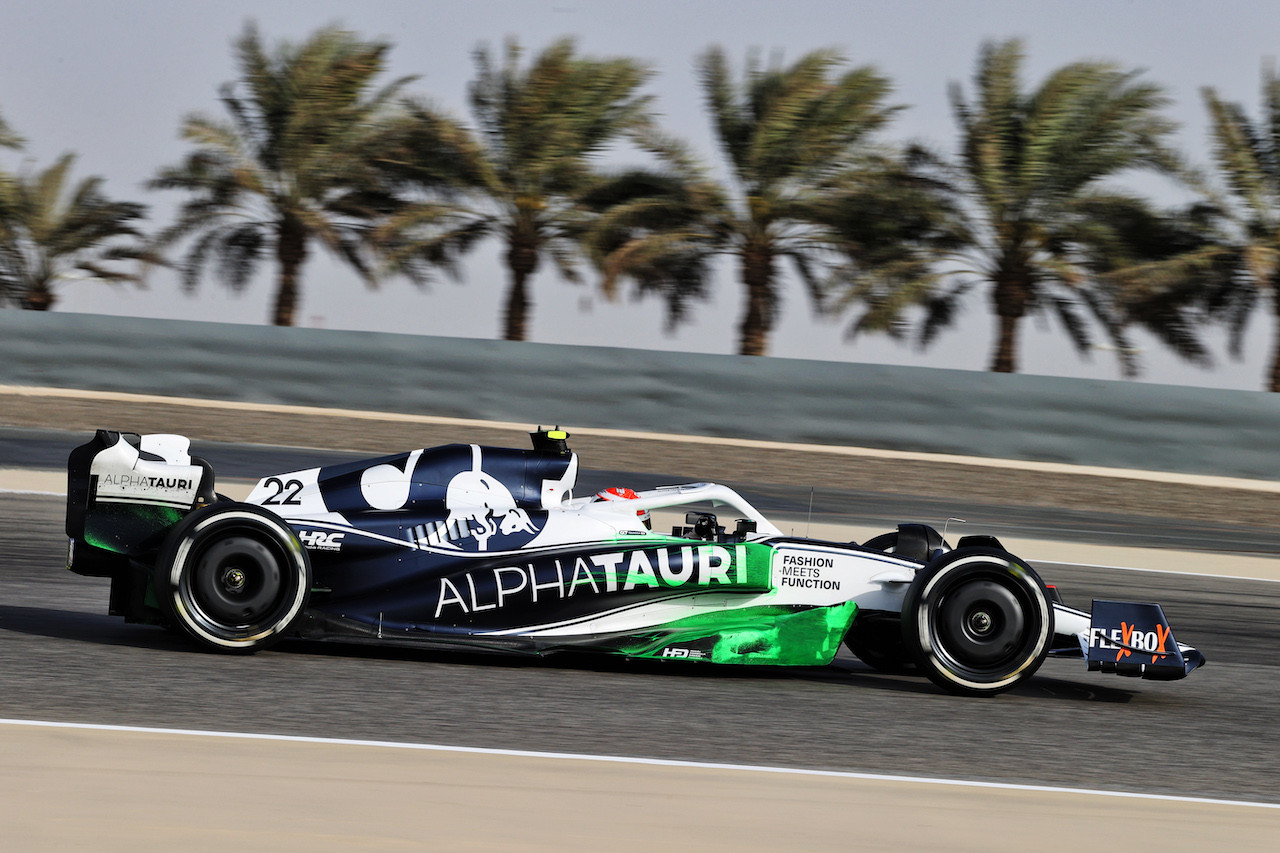 TEST BAHRAIN, Yuki Tsunoda (JPN) AlphaTauri AT03.
12.03.2022. Formula 1 Testing, Sakhir, Bahrain, Day Three.
- www.xpbimages.com, EMail: requests@xpbimages.com © Copyright: Moy / XPB Images