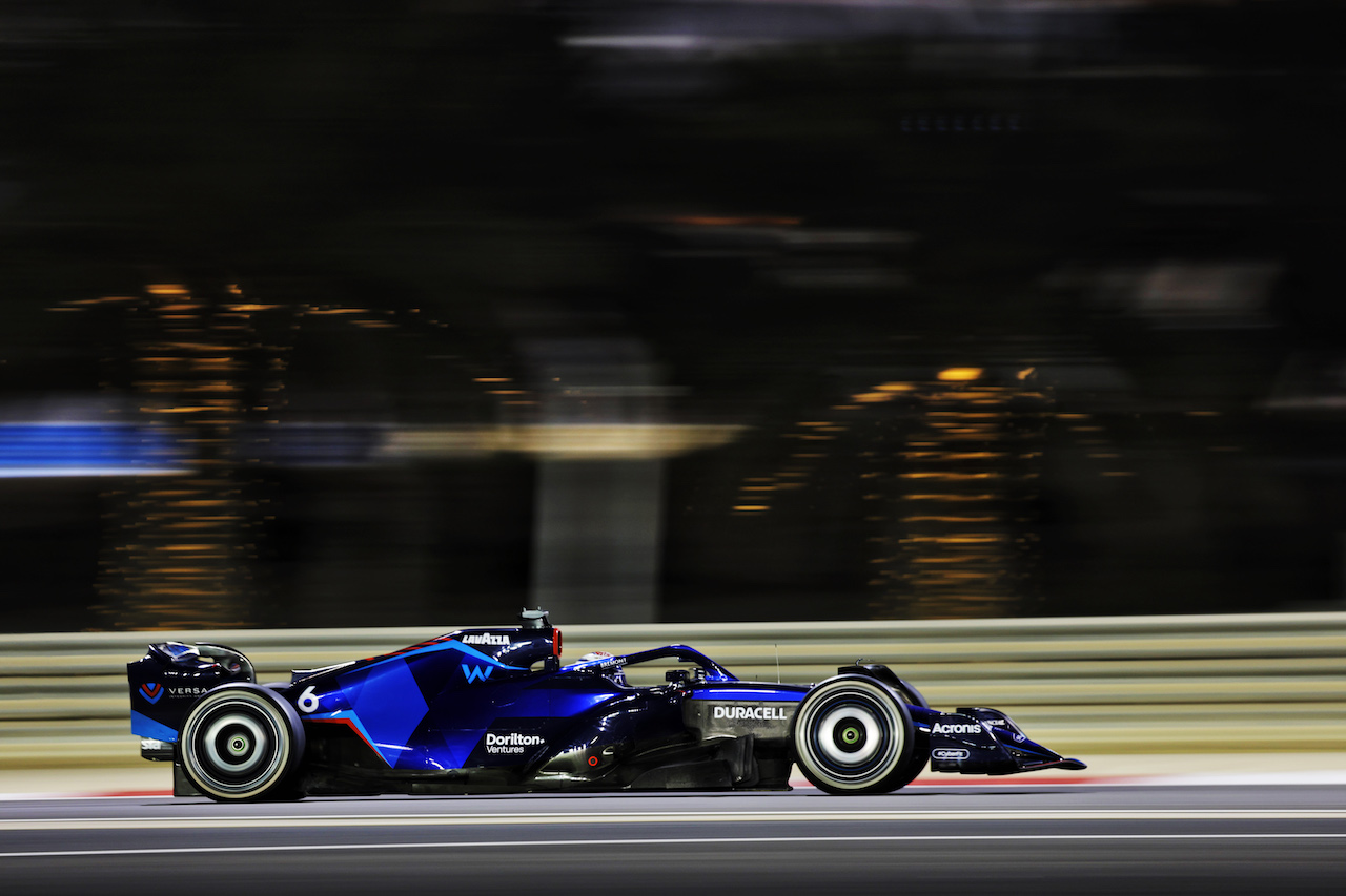 TEST BAHRAIN, Nicholas Latifi (CDN) Williams Racing FW44.
12.03.2022. Formula 1 Testing, Sakhir, Bahrain, Day Three.
- www.xpbimages.com, EMail: requests@xpbimages.com © Copyright: Bearne / XPB Images