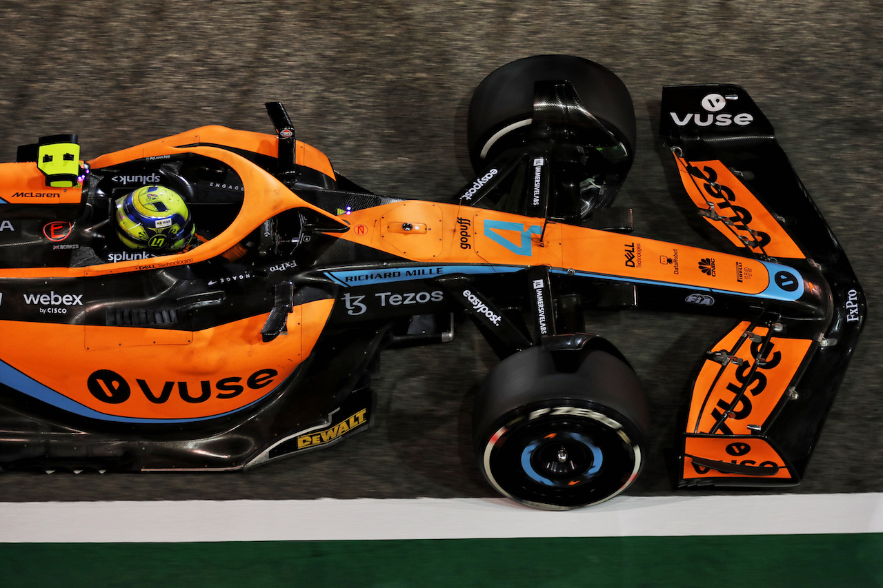 TEST BAHRAIN, Lando Norris (GBR) McLaren MCL36.
12.03.2022. Formula 1 Testing, Sakhir, Bahrain, Day Three.
 - www.xpbimages.com, EMail: requests@xpbimages.com © Copyright: Coates / XPB Images