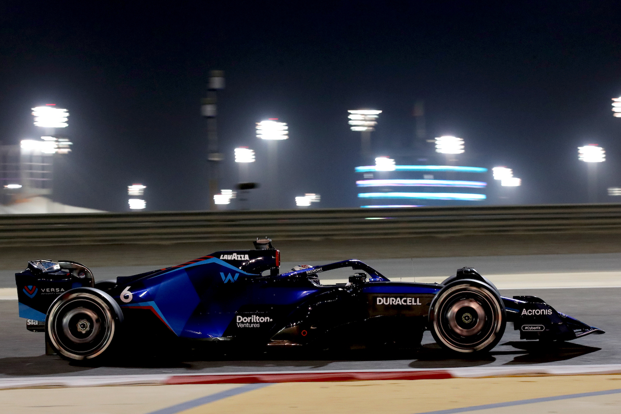 TEST BAHRAIN, Nicholas Latifi (CDN) Williams Racing FW44.
12.03.2022. Formula 1 Testing, Sakhir, Bahrain, Day Three.
 - www.xpbimages.com, EMail: requests@xpbimages.com © Copyright: Coates / XPB Images