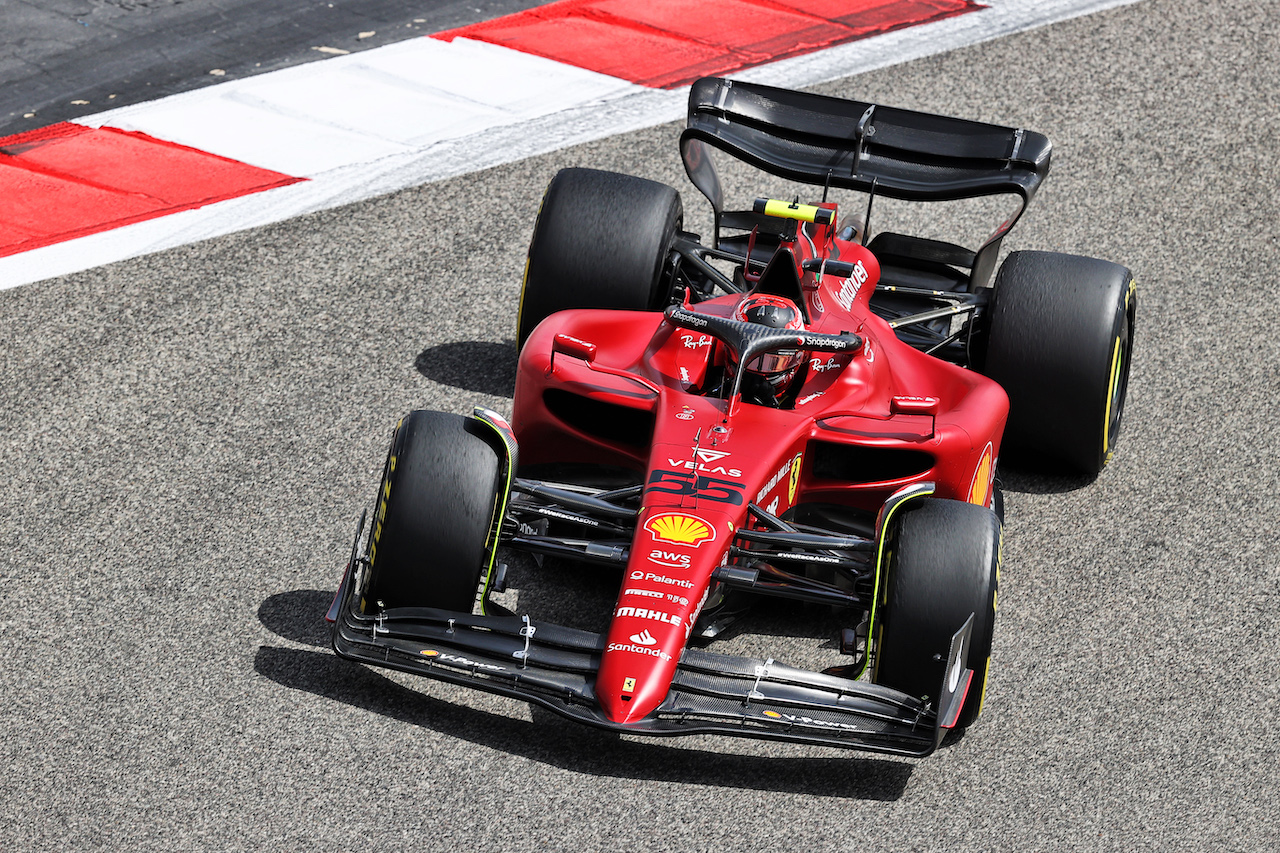 TEST BAHRAIN, Carlos Sainz Jr (ESP) Ferrari F1-75.
12.03.2022. Formula 1 Testing, Sakhir, Bahrain, Day Three.
- www.xpbimages.com, EMail: requests@xpbimages.com © Copyright: Moy / XPB Images