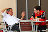 TEST BAHRAIN, (L to R): Guenther Steiner (ITA) Haas F1 Team Prinicipal with Mattia Binotto (ITA) Ferrari Team Principal.
12.03.2022. Formula 1 Testing, Sakhir, Bahrain, Day Three.
- www.xpbimages.com, EMail: requests@xpbimages.com © Copyright: Batchelor / XPB Images