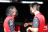 TEST BAHRAIN, (L to R): Laurent Mekies (FRA) Ferrari Sporting Director with Charles Leclerc (MON) Ferrari.
12.03.2022. Formula 1 Testing, Sakhir, Bahrain, Day Three.
 - www.xpbimages.com, EMail: requests@xpbimages.com © Copyright: Coates / XPB Images