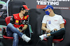 TEST BAHRAIN, (L to R): Charles Leclerc (MON) Ferrari with Mick Schumacher (GER) Haas F1 Team in the FIA Press Conference.
12.03.2022. Formula 1 Testing, Sakhir, Bahrain, Day Three.
- www.xpbimages.com, EMail: requests@xpbimages.com © Copyright: XPB Images