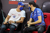 TEST BAHRAIN, (L to R): Mick Schumacher (GER) Haas F1 Team with Esteban Ocon (FRA) Alpine F1 Team in the FIA Press Conference.
12.03.2022. Formula 1 Testing, Sakhir, Bahrain, Day Three.
- www.xpbimages.com, EMail: requests@xpbimages.com © Copyright: XPB Images