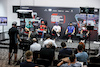 TEST BAHRAIN, The FIA Press Conference (L to R): Sebastian Vettel (GER) Aston Martin F1 Team; Charles Leclerc (MON) Ferrari; Mick Schumacher (GER) Haas F1 Team; Esteban Ocon (FRA) Alpine F1 Team; Valtteri Bottas (FIN) Mercedes AMG F1.
12.03.2022. Formula 1 Testing, Sakhir, Bahrain, Day Three.
- www.xpbimages.com, EMail: requests@xpbimages.com © Copyright: XPB Images