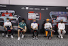 TEST BAHRAIN, The FIA Press Conference (L to R): Pierre Gasly (FRA) AlphaTauri; Lance Stroll (CDN) Aston Martin F1 Team; Kevin Magnussen (DEN) Haas F1 Team; Lando Norris (GBR) McLaren; Lewis Hamilton (GBR) Mercedes AMG F1.
12.03.2022. Formula 1 Testing, Sakhir, Bahrain, Day Three.
- www.xpbimages.com, EMail: requests@xpbimages.com © Copyright: XPB Images
