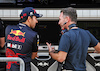 TEST BAHRAIN, (L to R): Sergio Perez (MEX) Red Bull Racing with Christian Horner (GBR) Red Bull Racing Team Principal.
12.03.2022. Formula 1 Testing, Sakhir, Bahrain, Day Three.
- www.xpbimages.com, EMail: requests@xpbimages.com © Copyright: Bearne / XPB Images