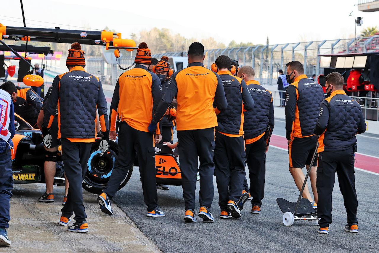 TEST BARCELLONA, Lando Norris (GBR) McLaren MCL36.
23.02.2022. Formula One Testing, Day One, Barcelona, Spain. Wednesday.
- www.xpbimages.com, EMail: requests@xpbimages.com © Copyright: Moy / XPB Images