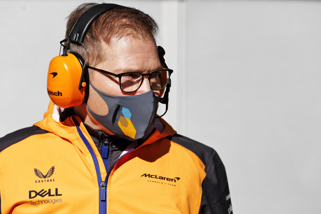 TEST BARCELLONA, Andreas Seidl, McLaren Managing Director.
23.02.2022. Formula One Testing, Day One, Barcelona, Spain. Wednesday.
- www.xpbimages.com, EMail: requests@xpbimages.com © Copyright: Bearne / XPB Images