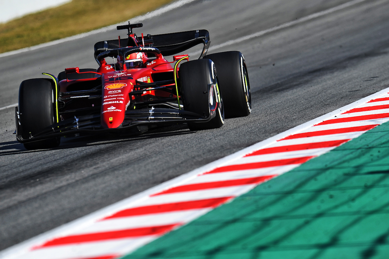 TEST BARCELLONA, Charles Leclerc (MON) Ferrari F1-75.
23.02.2022. Formula One Testing, Day One, Barcelona, Spain. Wednesday.
- www.xpbimages.com, EMail: requests@xpbimages.com © Copyright: Price / XPB Images
