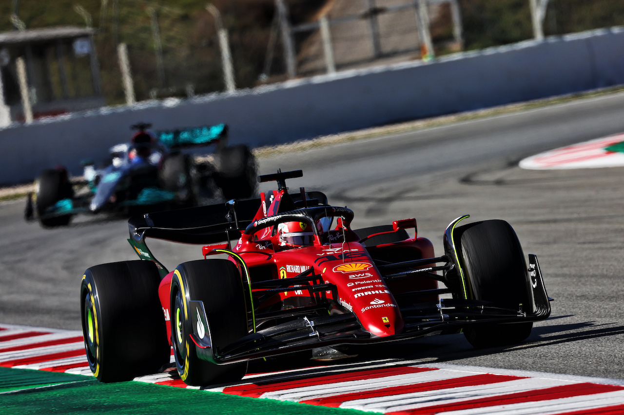 TEST BARCELLONA, Charles Leclerc (MON) Ferrari F1-75.
23.02.2022. Formula One Testing, Day One, Barcelona, Spain. Wednesday.
- www.xpbimages.com, EMail: requests@xpbimages.com © Copyright: Batchelor / XPB Images
