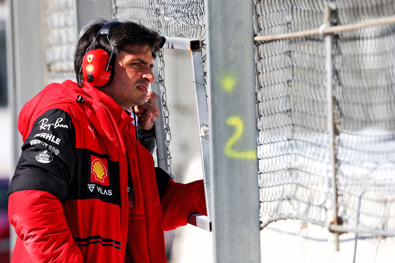 TEST BARCELLONA, Carlos Sainz Jr (ESP) Ferrari.
23.02.2022. Formula One Testing, Day One, Barcelona, Spain. Wednesday.
- www.xpbimages.com, EMail: requests@xpbimages.com © Copyright: Batchelor / XPB Images