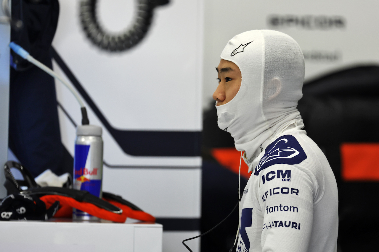 TEST BARCELLONA, Yuki Tsunoda (JPN) AlphaTauri.
23.02.2022. Formula One Testing, Day One, Barcelona, Spain. Wednesday.
- www.xpbimages.com, EMail: requests@xpbimages.com © Copyright: Bearne / XPB Images