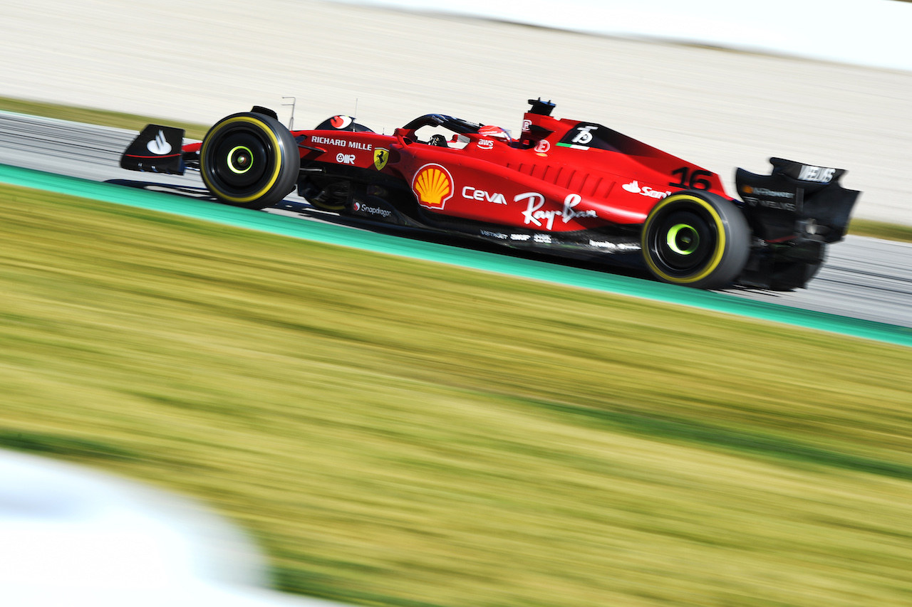TEST BARCELLONA, Charles Leclerc (MON) Ferrari F1-75.
23.02.2022. Formula One Testing, Day One, Barcelona, Spain. Wednesday.
- www.xpbimages.com, EMail: requests@xpbimages.com © Copyright: Price / XPB Images