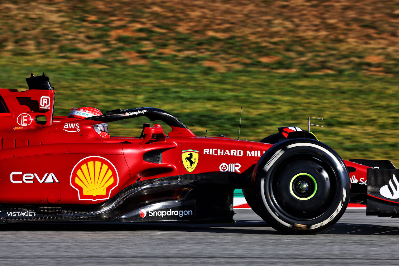 TEST BARCELLONA, Charles Leclerc (MON) Ferrari F1-75.
23.02.2022. Formula One Testing, Day One, Barcelona, Spain. Wednesday.
- www.xpbimages.com, EMail: requests@xpbimages.com © Copyright: Batchelor / XPB Images