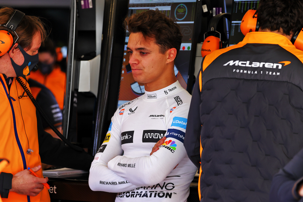 TEST BARCELLONA, Lando Norris (GBR) McLaren.
23.02.2022. Formula One Testing, Day One, Barcelona, Spain. Wednesday.
- www.xpbimages.com, EMail: requests@xpbimages.com © Copyright: Batchelor / XPB Images