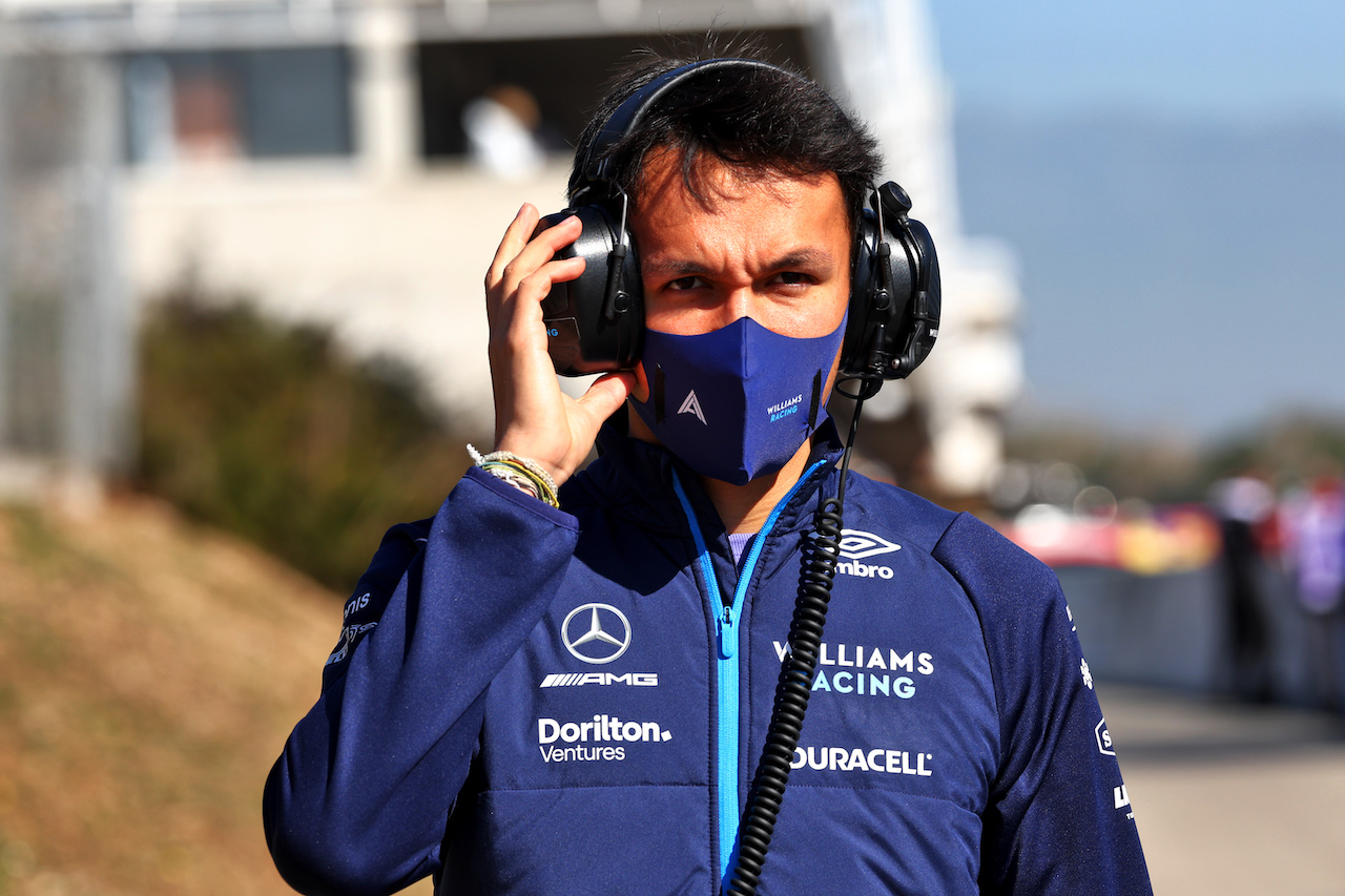 TEST BARCELLONA, Alexander Albon (THA) Williams Racing.
23.02.2022. Formula One Testing, Day One, Barcelona, Spain. Wednesday.
- www.xpbimages.com, EMail: requests@xpbimages.com © Copyright: Batchelor / XPB Images