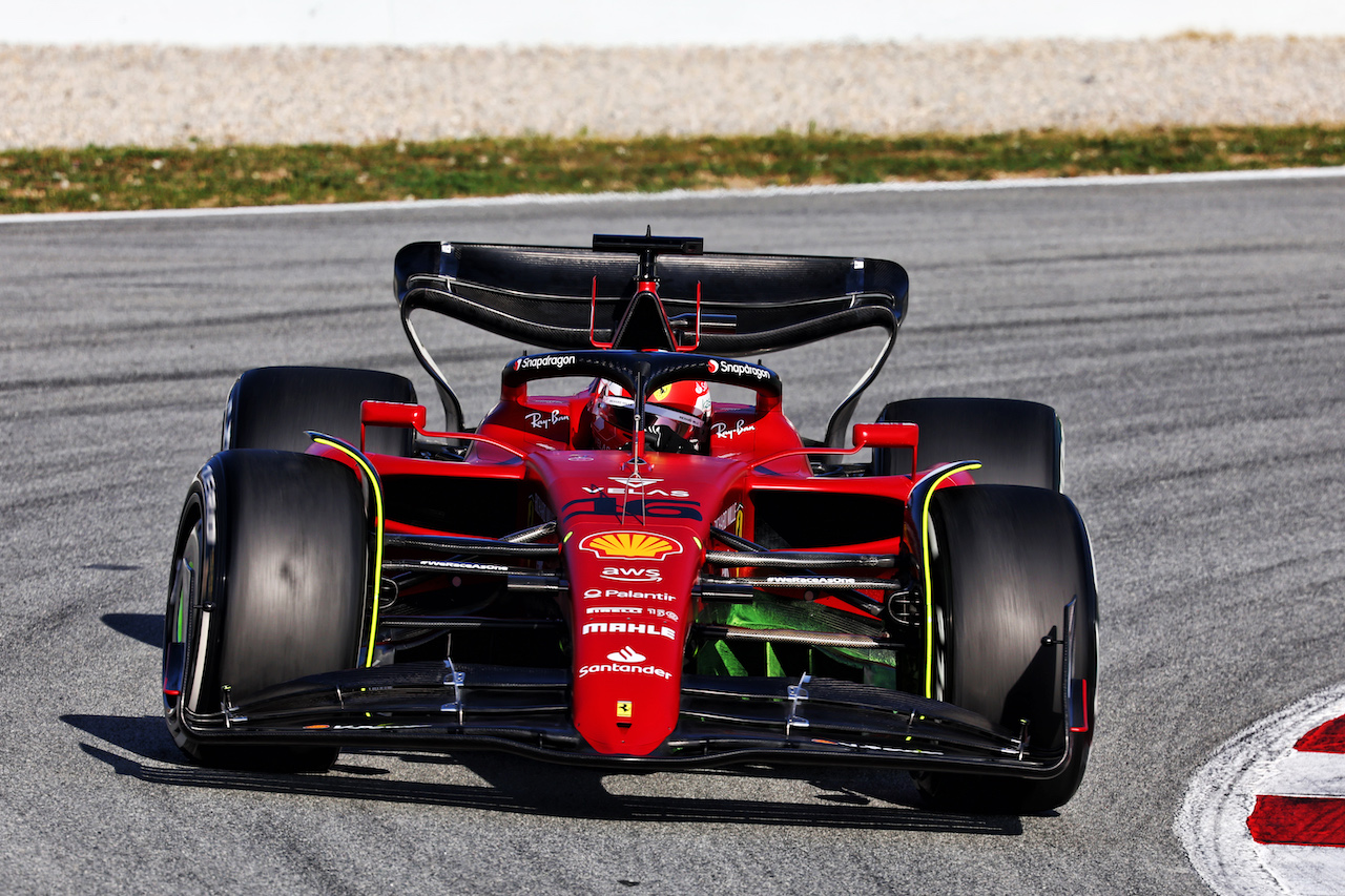 TEST BARCELLONA, Charles Leclerc (MON) Ferrari F1-75.
23.02.2022. Formula One Testing, Day One, Barcelona, Spain. Wednesday.
- www.xpbimages.com, EMail: requests@xpbimages.com © Copyright: Batchelor / XPB Images