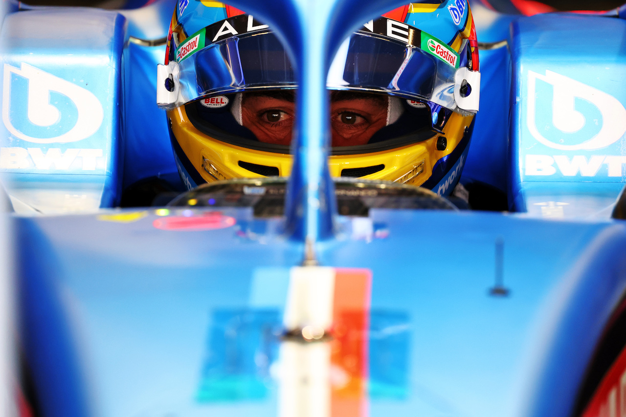 TEST BARCELLONA, Fernando Alonso (ESP) Alpine F1 Team A522.
23.02.2022. Formula One Testing, Day One, Barcelona, Spain. Wednesday.
- www.xpbimages.com, EMail: requests@xpbimages.com © Copyright: Batchelor / XPB Images