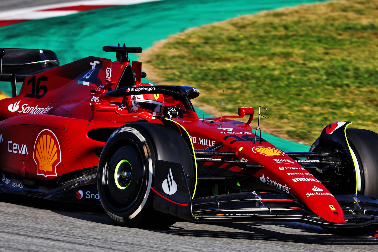 TEST BARCELLONA, Charles Leclerc (MON) Ferrari F1-75.
23.02.2022. Formula One Testing, Day One, Barcelona, Spain. Wednesday.
- www.xpbimages.com, EMail: requests@xpbimages.com © Copyright: Batchelor / XPB Images