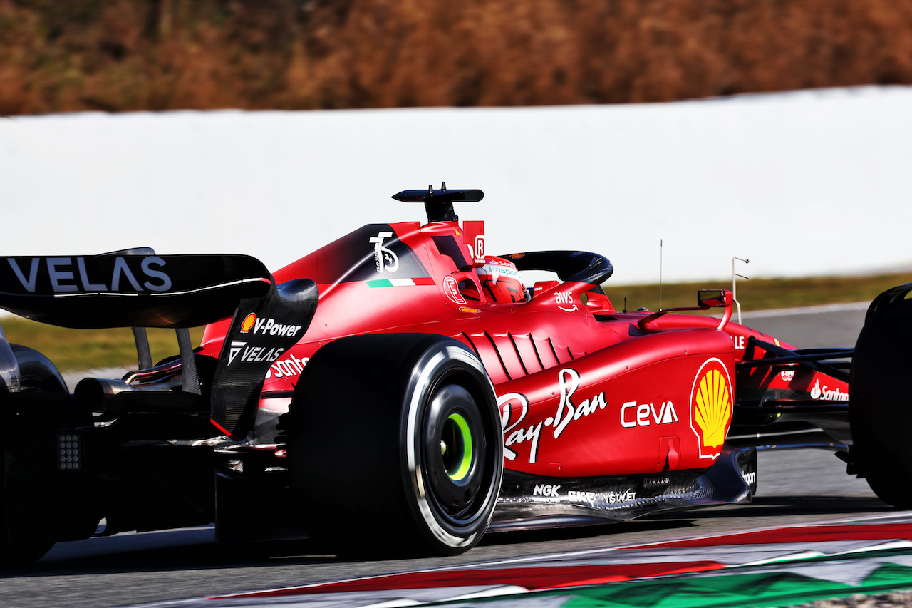 TEST BARCELLONA, Charles Leclerc (MON) Ferrari F1-75.
23.02.2022. Formula One Testing, Day One, Barcelona, Spain. Wednesday.
- www.xpbimages.com, EMail: requests@xpbimages.com © Copyright: Batchelor / XPB Images