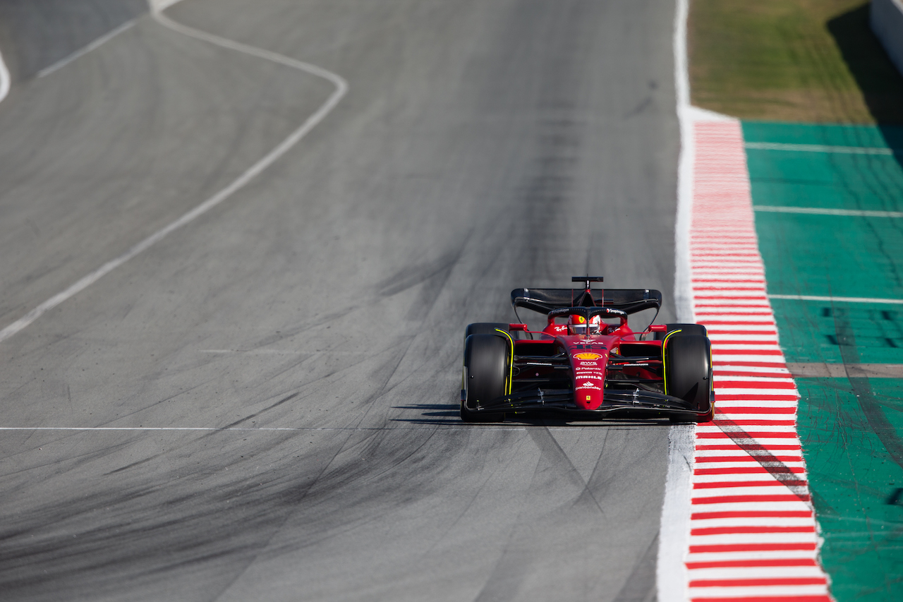 TEST BARCELLONA, Charles Leclerc (MON) Ferrari F1-75.
23.02.2022. Formula One Testing, Day One, Barcelona, Spain. Wednesday.
- www.xpbimages.com, EMail: requests@xpbimages.com © Copyright: Rew / XPB Images