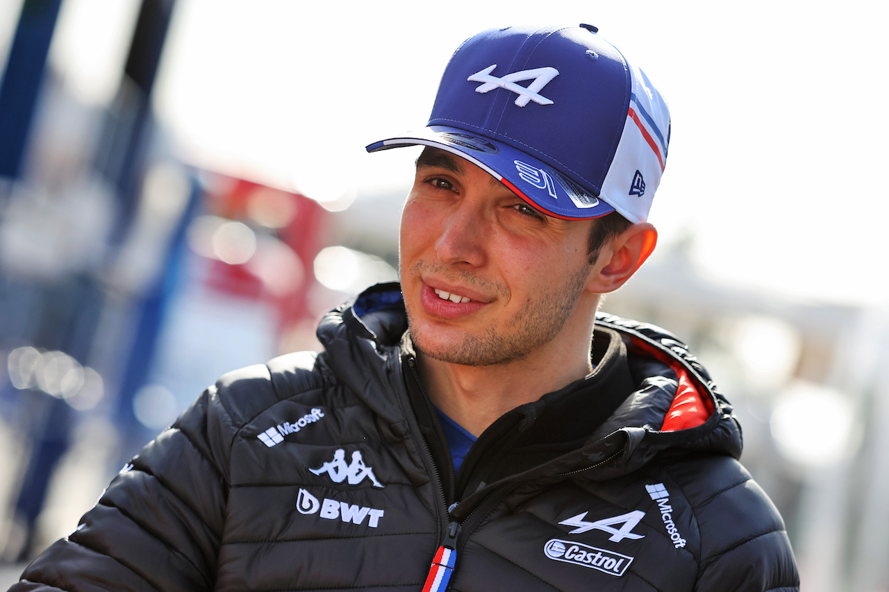TEST BARCELLONA, Esteban Ocon (FRA) Alpine F1 Team.
23.02.2022. Formula One Testing, Day One, Barcelona, Spain. Wednesday.
- www.xpbimages.com, EMail: requests@xpbimages.com © Copyright: Moy / XPB Images