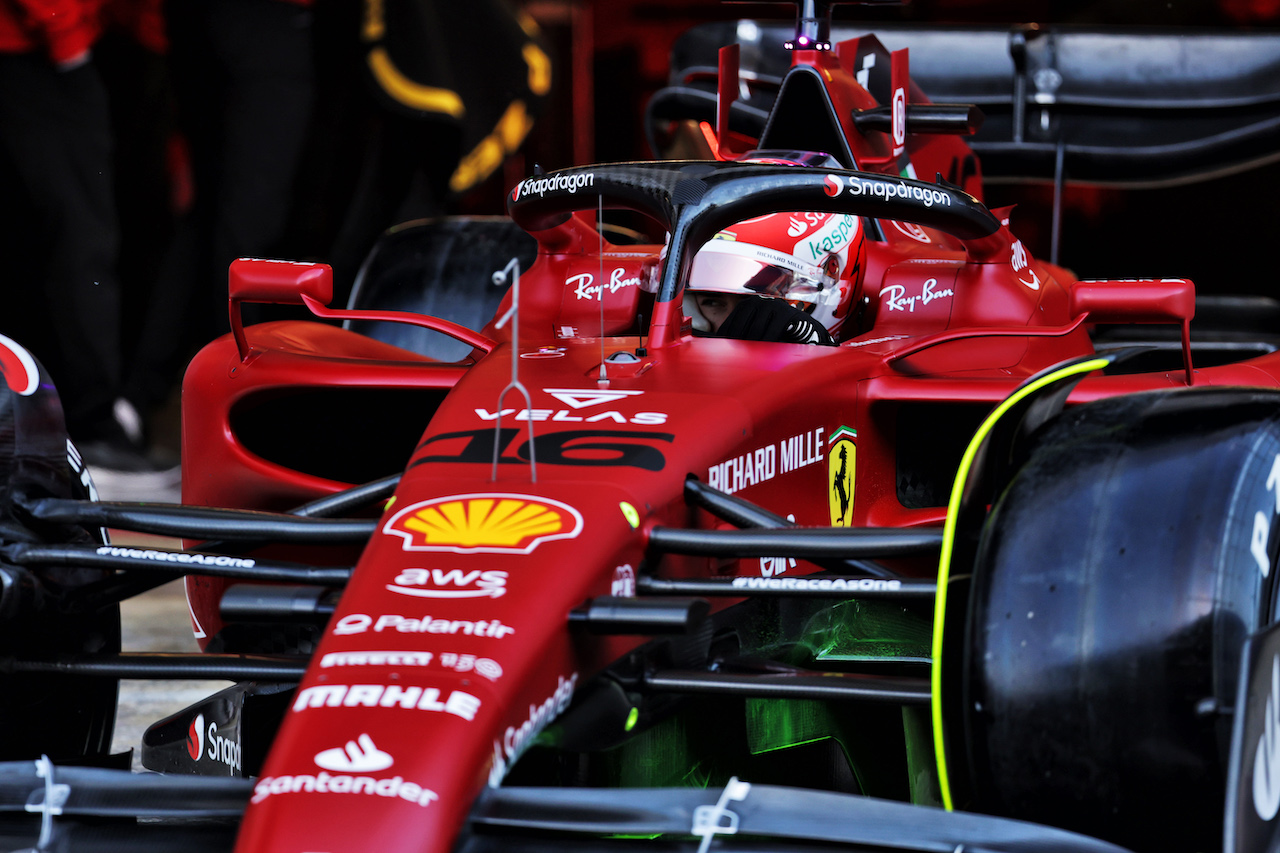 TEST BARCELLONA, Charles Leclerc (MON) Ferrari F1-75.
23.02.2022. Formula One Testing, Day One, Barcelona, Spain. Wednesday.
- www.xpbimages.com, EMail: requests@xpbimages.com © Copyright: Bearne / XPB Images