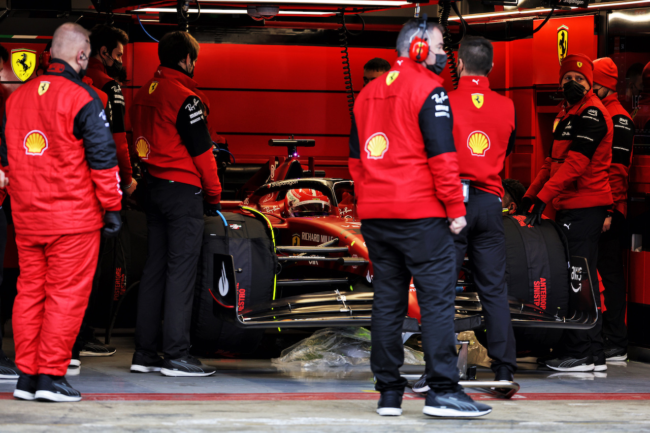 TEST BARCELLONA, Charles Leclerc (MON) Ferrari F1-75.
23.02.2022. Formula One Testing, Day One, Barcelona, Spain. Wednesday.
- www.xpbimages.com, EMail: requests@xpbimages.com © Copyright: Bearne / XPB Images