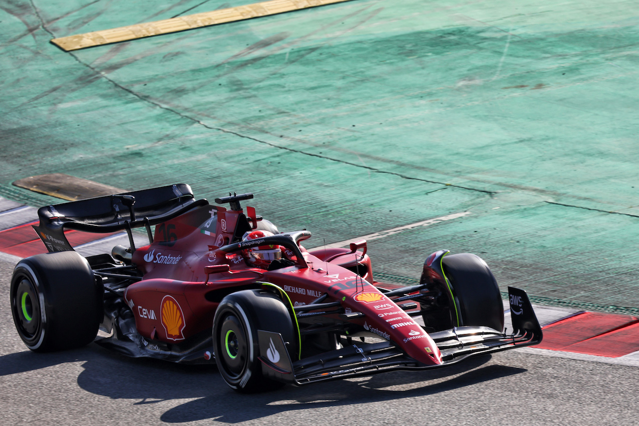 TEST BARCELLONA, Charles Leclerc (MON) Ferrari F1-75.
23.02.2022. Formula One Testing, Day One, Barcelona, Spain. Wednesday.
- www.xpbimages.com, EMail: requests@xpbimages.com © Copyright: Batchelor / XPB Images