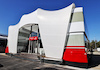 TEST BARCELLONA, Alfa Romeo F1 Team motorhome in the paddock.
23.02.2022. Formula One Testing, Day One, Barcelona, Spain. Wednesday.
- www.xpbimages.com, EMail: requests@xpbimages.com © Copyright: Moy / XPB Images