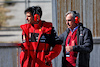 TEST BARCELLONA, Carlos Sainz Jr (ESP) Ferrari with his father Carlos Sainz (ESP).
23.02.2022. Formula One Testing, Day One, Barcelona, Spain. Wednesday.
- www.xpbimages.com, EMail: requests@xpbimages.com © Copyright: Batchelor / XPB Images