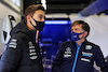 TEST BARCELLONA, (L to R): George Russell (GBR) Mercedes AMG F1 with Jost Capito (GER) Williams Racing Chief Executive Officer.
23.02.2022. Formula One Testing, Day One, Barcelona, Spain. Wednesday.
- www.xpbimages.com, EMail: requests@xpbimages.com © Copyright: Bearne / XPB Images